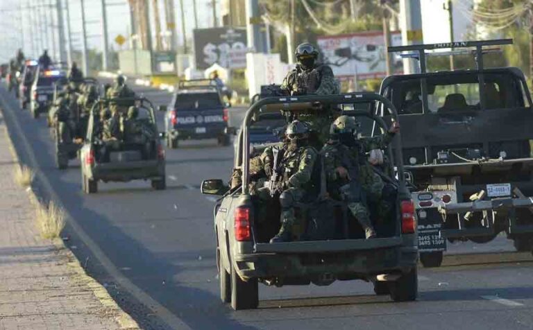 Tres mil 500 soldados en Sinaloa, México, para garantizar la paz