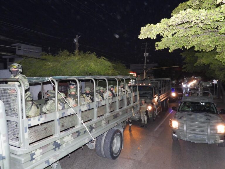 Las autoridades mexicanas confirman la llegada de 1.500 efectivos adicionales a Sinaloa