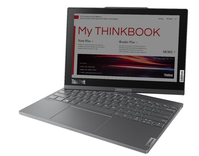 Lenovo apuesta por un portátil ThinkBook Plus con pantalla rotatoria
