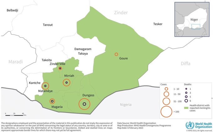 La OMS advierte de un nuevo brote de meningitis en Níger