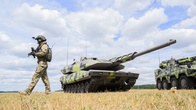 Medvédev amenaza con atacar fábrica de tanques de Rheinmetall en Ucrania