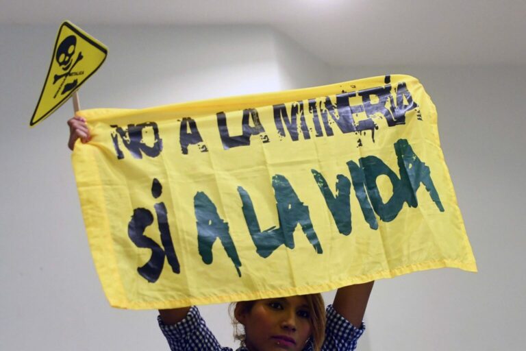 El Salvador: SOS, minería asesina