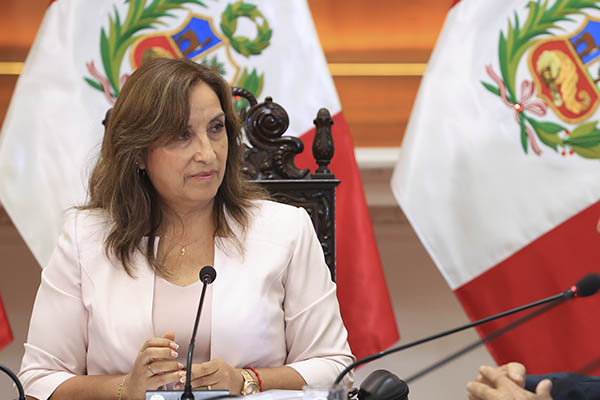 Presidenta peruana espera apoyo de países de la región a elecciones adelantadas