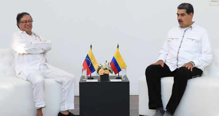 Arribó a Venezuela presidente de Colombia, Gustavo Petro