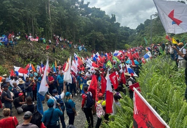 Manifestantes reclamaron cierre de Minera Panamá