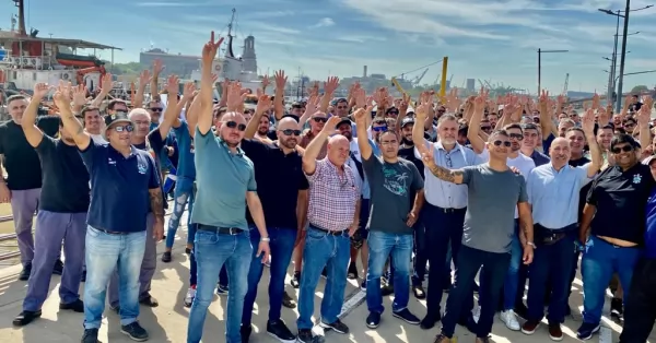 Gremios marítimos de Argentina realizan huelga por 18 horas