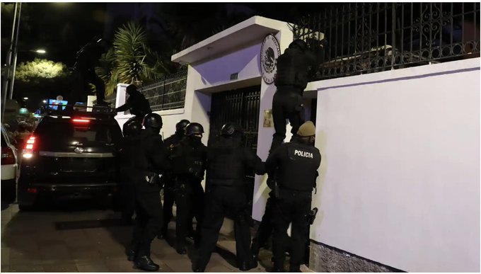 El asalto a la Embajada de México en Ecuador