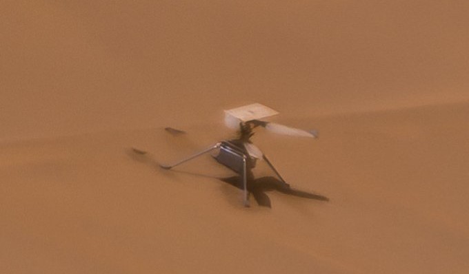El helicóptero marciano Ingenuity de la NASA envía el último mensaje a la Tierra
