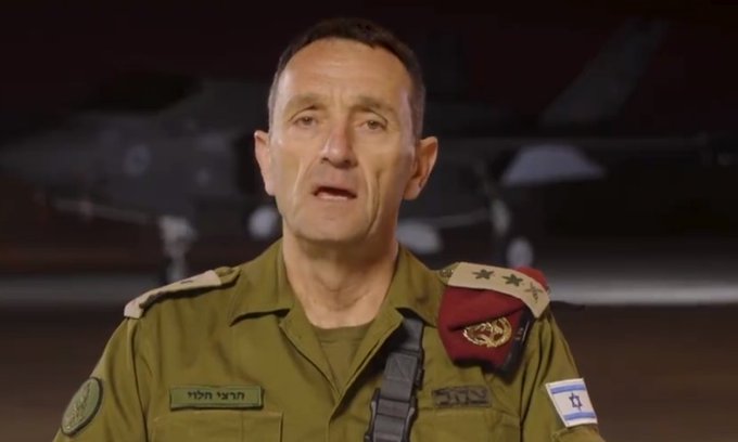 Jefe del Estado Mayor de las Fuerzas Armadas afirma que Israel responderá al ataque de Irán