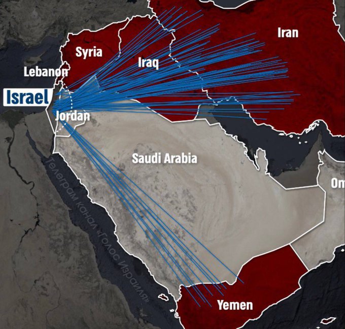 Jordania confirma que derribó algunos de los proyectiles lanzados por Irán contra Israel