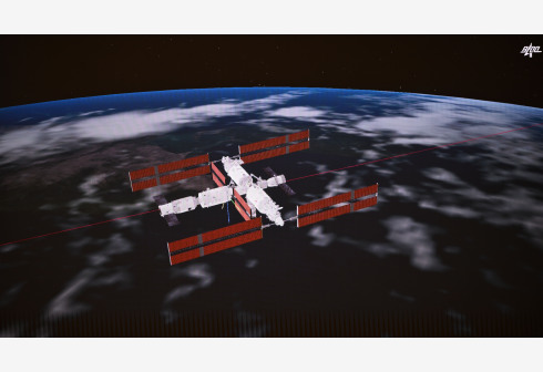 La nave espacial Shenzhou-18 se acopla a la estación espacial Tianhe
